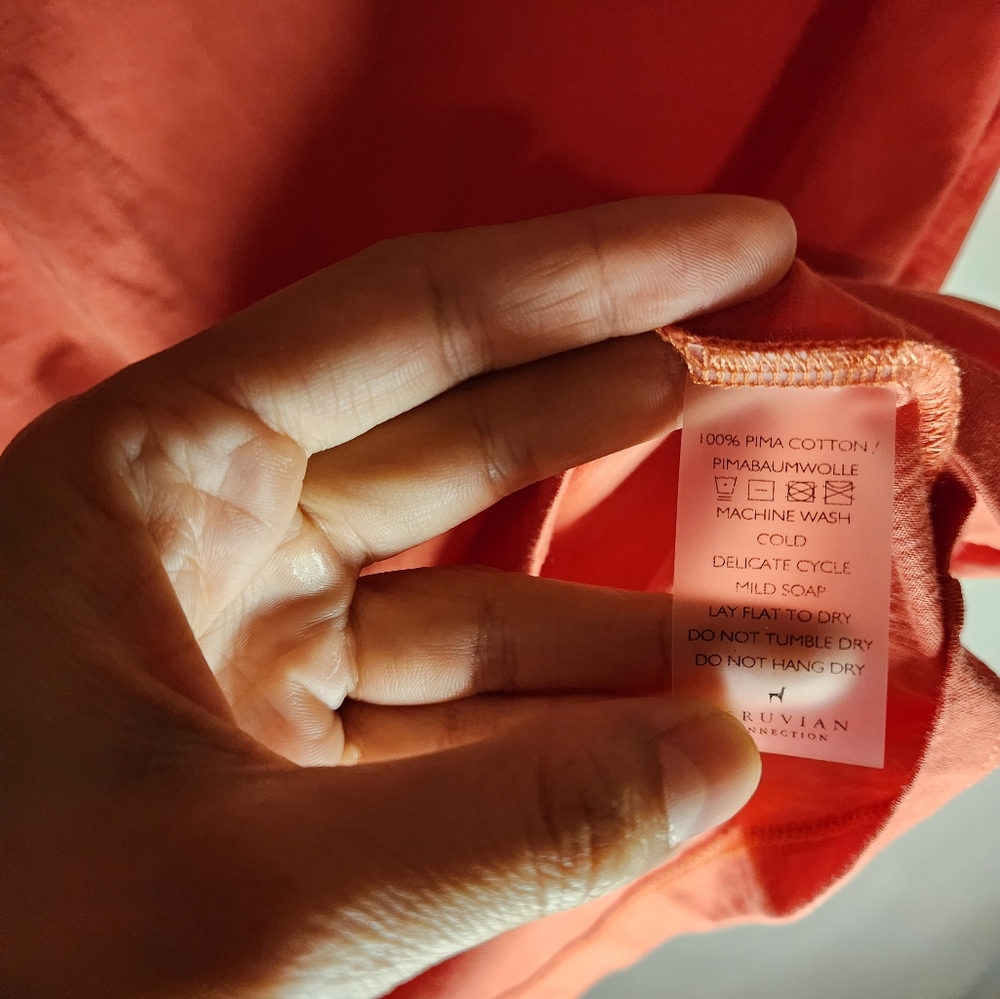 Peruvian Connection Scoop Neck Top Size Xs - image 3